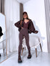 TERMO leggings "CLIMB" LM88212 - CHOCO